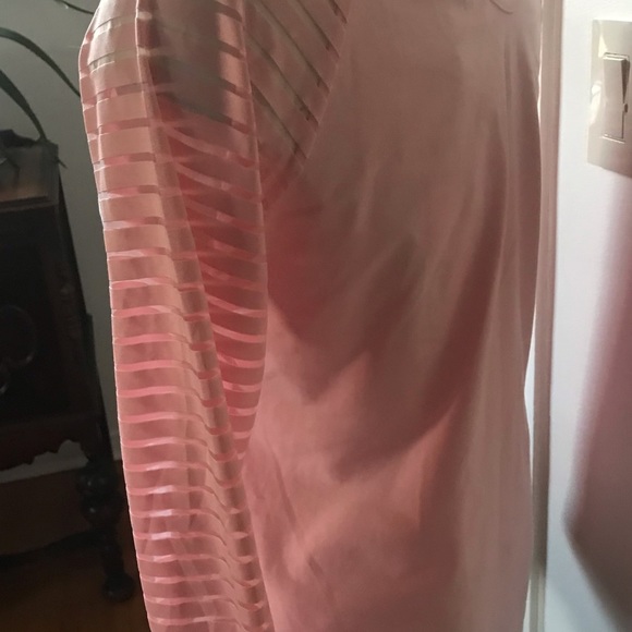 NEW ! Aisew Soft Pink Long Sleeve Top - Size Medium - Picture 8 of 12